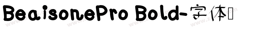 BeaisonePro Bold字体转换